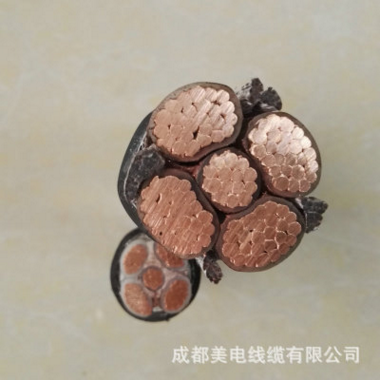 铜缆ZR-YJV 低压电力电缆国标4×50+1×25平方 铜芯电力电缆