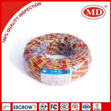 生产销售 ZR-RVS 2X1红黄电子软电线 铜芯绝缘软电线