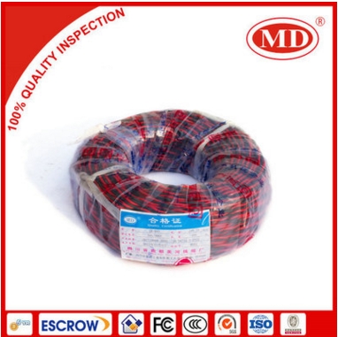 厂家热销 ZR-RVS 2X1红黑屏蔽软电线 安装阻燃软电线